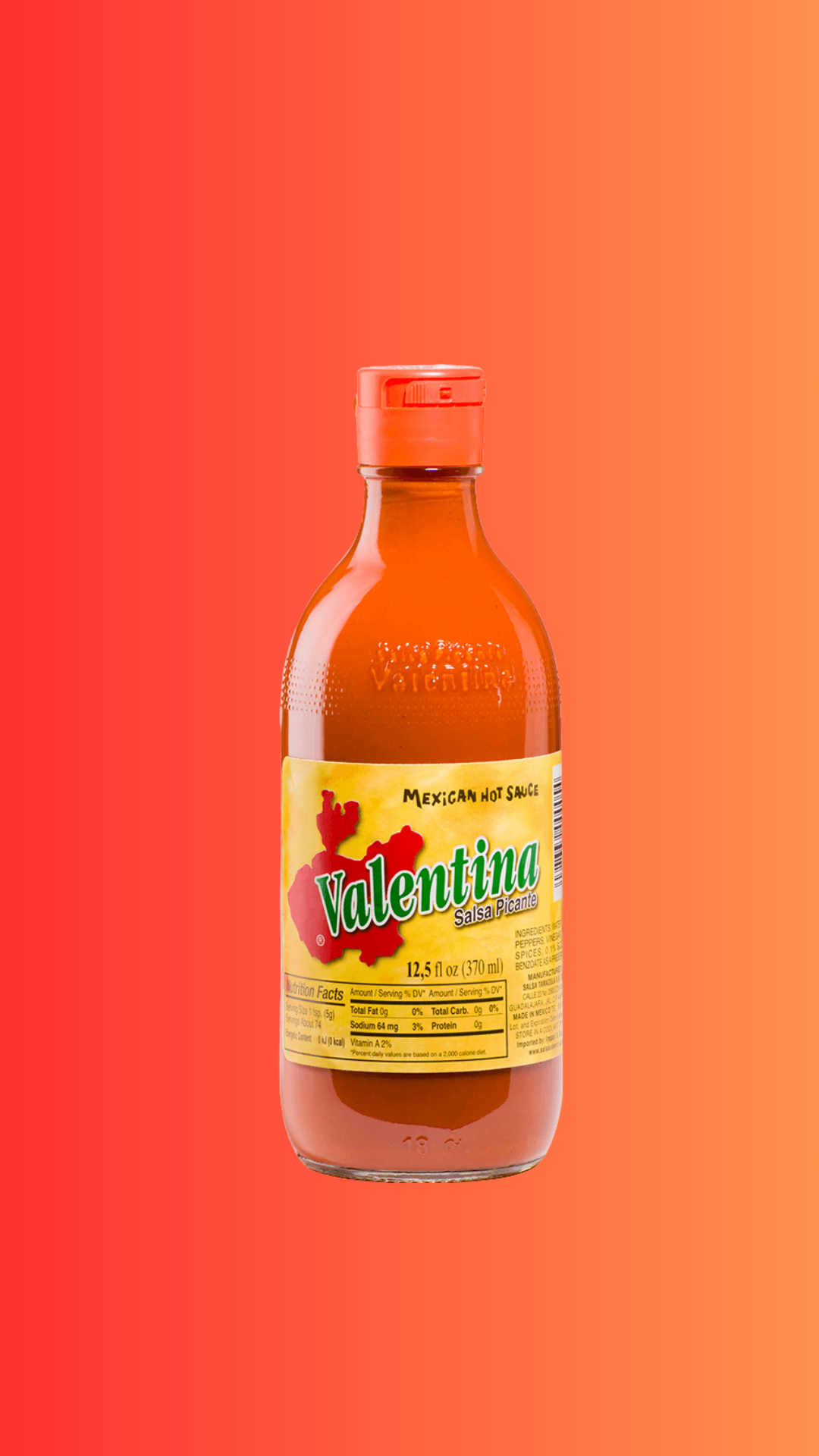 Salsa Valentina Etiqueta amarilla